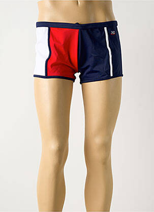 Short de bain tissage popeline rouge HOM homme