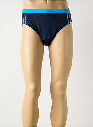 Slip de bain tissage popeline bleu WAVEBREAKER homme