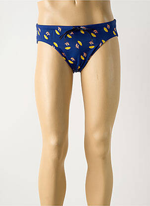 Slip de bain imprimé fantaisie bleu HOM homme