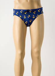 Slip de bain imprimé fantaisie bleu HOM homme