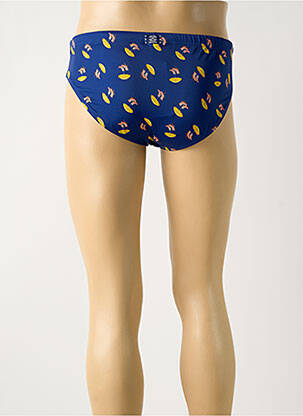 Slip de bain imprimé fantaisie bleu HOM homme