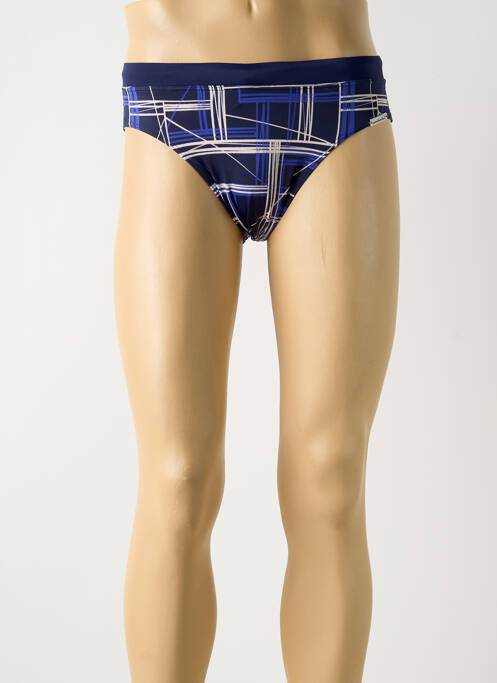 Slip de bain imprimé fantaisie bleu WAVEBREAKER homme