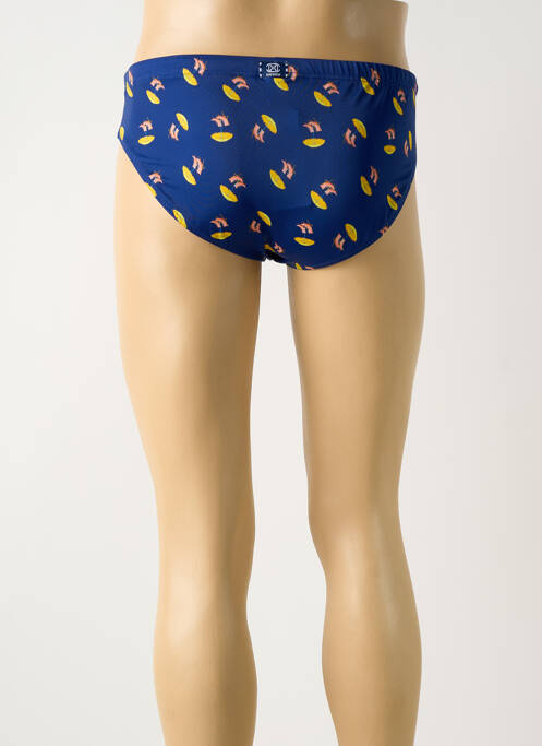 Slip de bain imprimé fantaisie bleu HOM homme