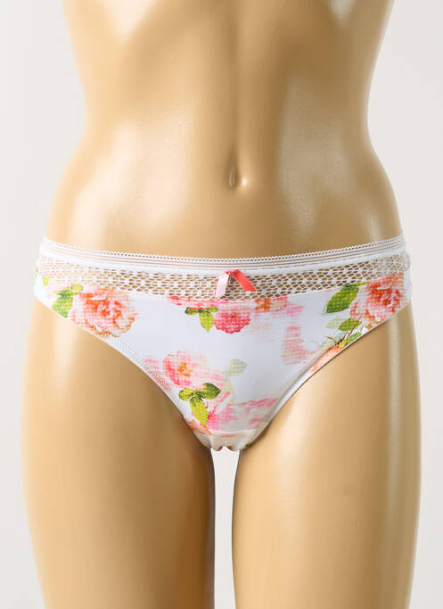 String tissage popeline blanc FREYA femme