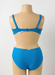 Maillot de bain 2 pièces bleu LIDEA pour femme seconde vue