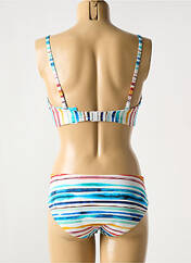 Maillot de bain 2 pièces bleu LIDEA pour femme seconde vue