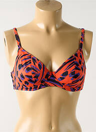Haut de maillot de bain stretch haut soutien-gorge emboitant rouge FREYA femme