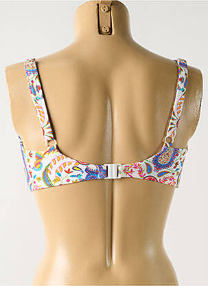 Haut de maillot de bain stretch haut soutien-gorge emboitant blanc FREYA femme