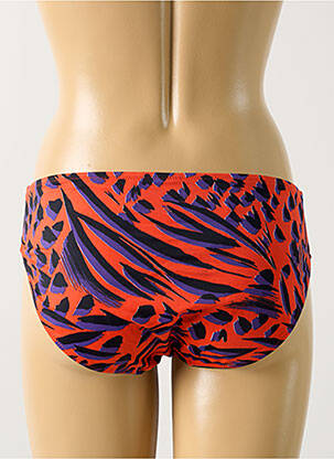 Bas de maillot de bain imprimé fantaisie culotte rouge FREYA femme