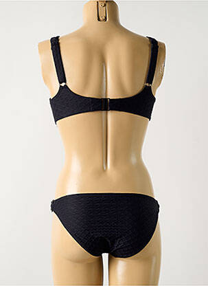 Maillot de bain 2 pièces stretch haut soutien-gorge emboitant noir OPERA femme