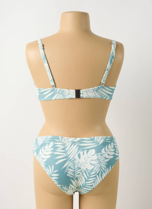 Maillot de bain 2 pièces bleu OLYMPIA femme