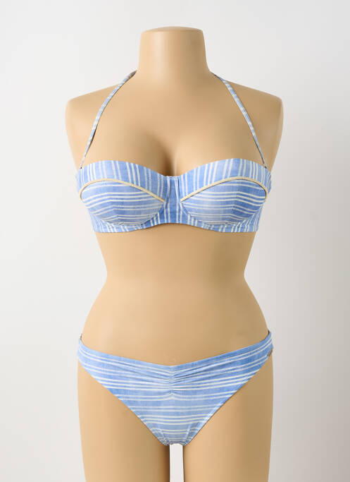 Maillot de bain 2 pièces bleu WATERCULT pour femme