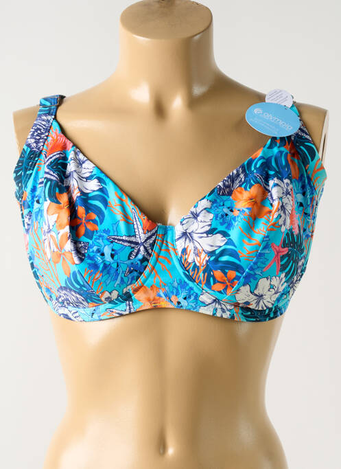 Haut de maillot de bain bleu OLYMPIA pour femme