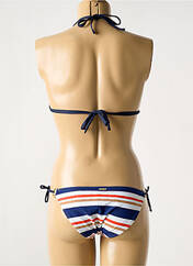 Maillot de bain 2 pièces bleu LIVIA pour femme seconde vue