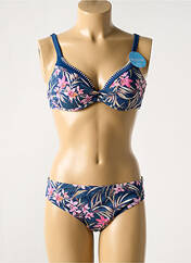 Maillot de bain 2 pièces bleu OLYMPIA pour femme seconde vue