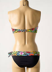 Maillot de bain 2 pièces noir LIVIA pour femme seconde vue