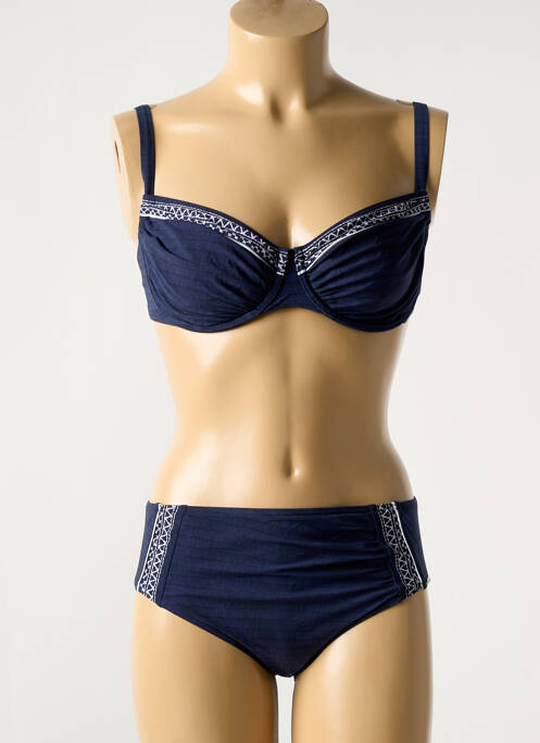 Maillot de bain 2 pièces bleu SUNFLAIR pour femme