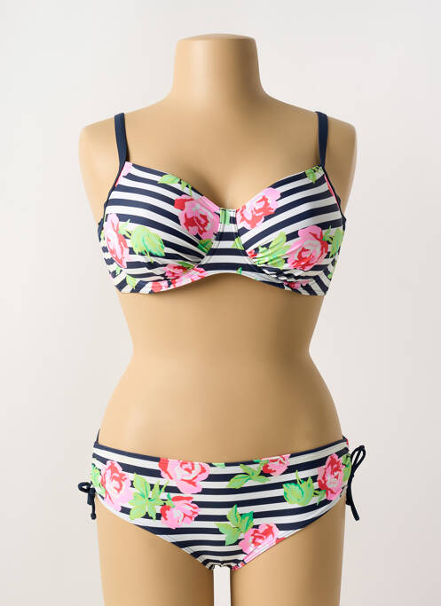 Maillot de bain 2 pièces bleu SUNMARIN pour femme