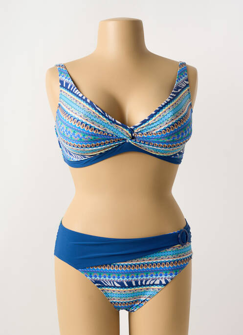 Maillot de bain 2 pièces bleu SUNMARIN pour femme