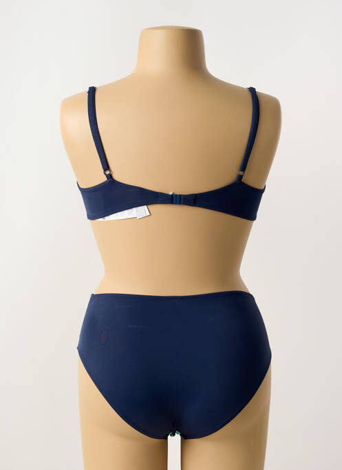 Maillot de bain 2 pièces stretch haut soutien-gorge emboitant vert CHARMLINE femme