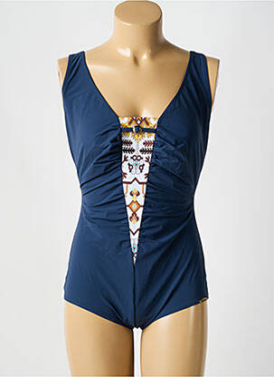 Maillot de bain 1 pièce imprimé fantaisie bleu SUNFLAIR femme