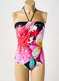 Maillot de bain 1 pièce stretch haut soutien-gorge moulé rose SUNFLAIR femme