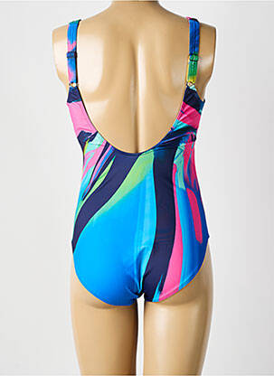 Maillot de bain 1 pièce imprimé fantaisie bleu SUNFLAIR femme