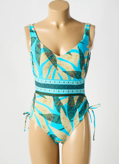 Maillot de bain 1 pièce bleu SUNFLAIR pour femme