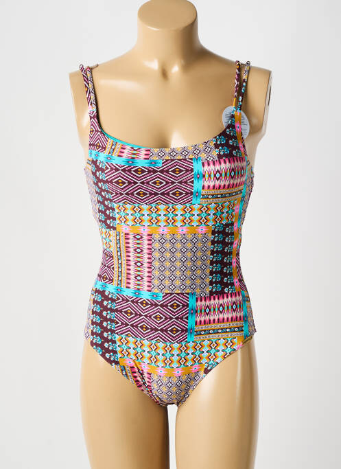 Maillot de bain 1 pièce bleu SUNFLAIR pour femme