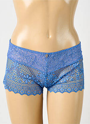 Shorty stretch bleu EMPREINTE femme