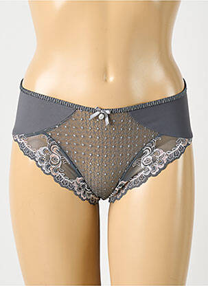 Culotte effet matière satinée gris EMPREINTE femme