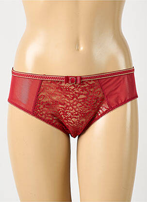 Culotte broderie dentelle de calais rouge EMPREINTE femme