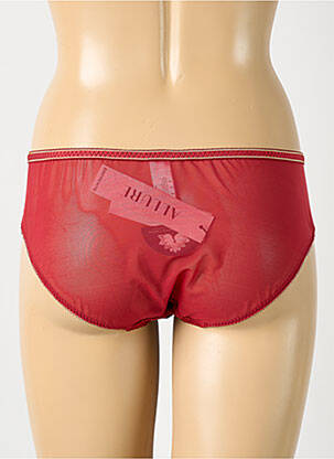 Culotte broderie dentelle de calais rouge EMPREINTE femme