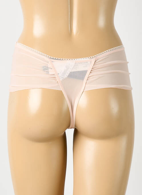 Tanga rose EMPREINTE pour femme