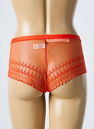 Shorty stretch orange LOU femme