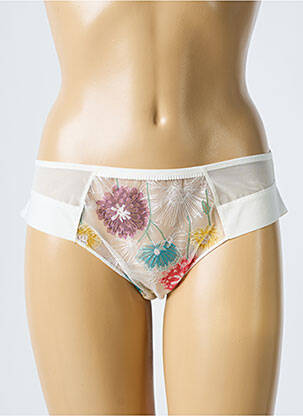 Shorty stretch blanc LOU femme