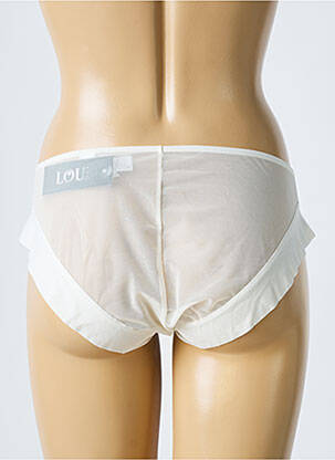 Shorty stretch blanc LOU femme