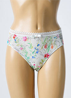Culotte stretch blanc LOU femme