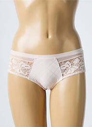Shorty broderie dentelle de calais rose LOU femme