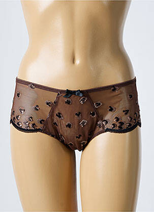 Shorty stretch marron LOU femme