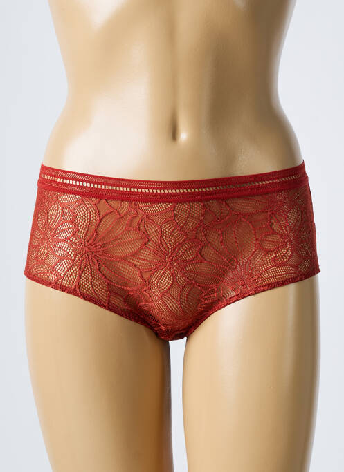 Shorty marron LOU pour femme