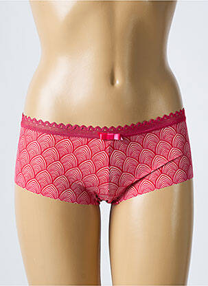 Shorty stretch rose LOU femme