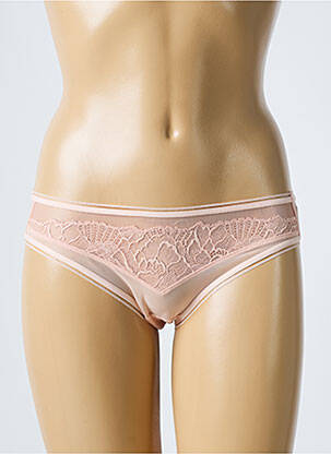 Culotte tissage dentelle rose LOU femme
