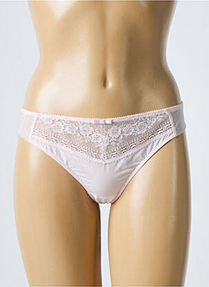 Tanga stretch rose LOU femme