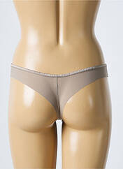Tanga beige LOU pour femme seconde vue