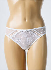 Tanga blanc LOU pour femme seconde vue