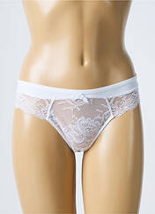 Tanga blanc LOU pour femme seconde vue