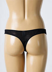 Tanga noir LOU pour femme seconde vue