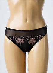 Tanga noir LOU pour femme seconde vue