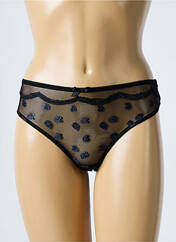 Tanga noir LOU pour femme seconde vue